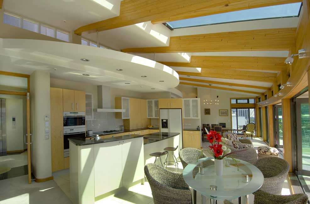 Kitchen, Semple House Penthouse, Wellington, New
Zealand Kitchen View. Residential,
New Penthouse Home. Photograph by John Veltri