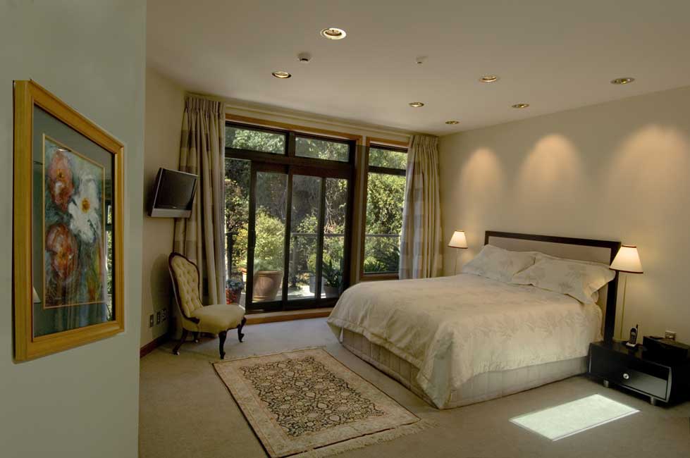 Master Bedroom, Semple House Penthouse, Wellington, New
Zealand Master Bedroom View. Residential,
New Penthouse Home. Photograph by John Veltri