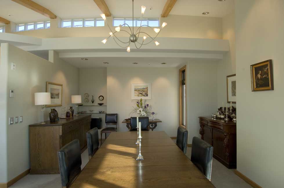 Dinnig Room, Semple House Penthouse, Wellington, New
Zealand Dining Room View. Residential,
New Penthouse Home. Photograph by John Veltri