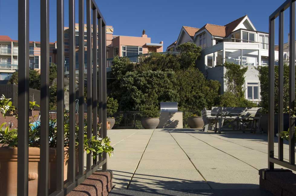 Roof Garden, Semple House Penthouse, Wellington, New
Zealand Roof Garden View. Residential,
New Penthouse Home. Photograph by John Veltri