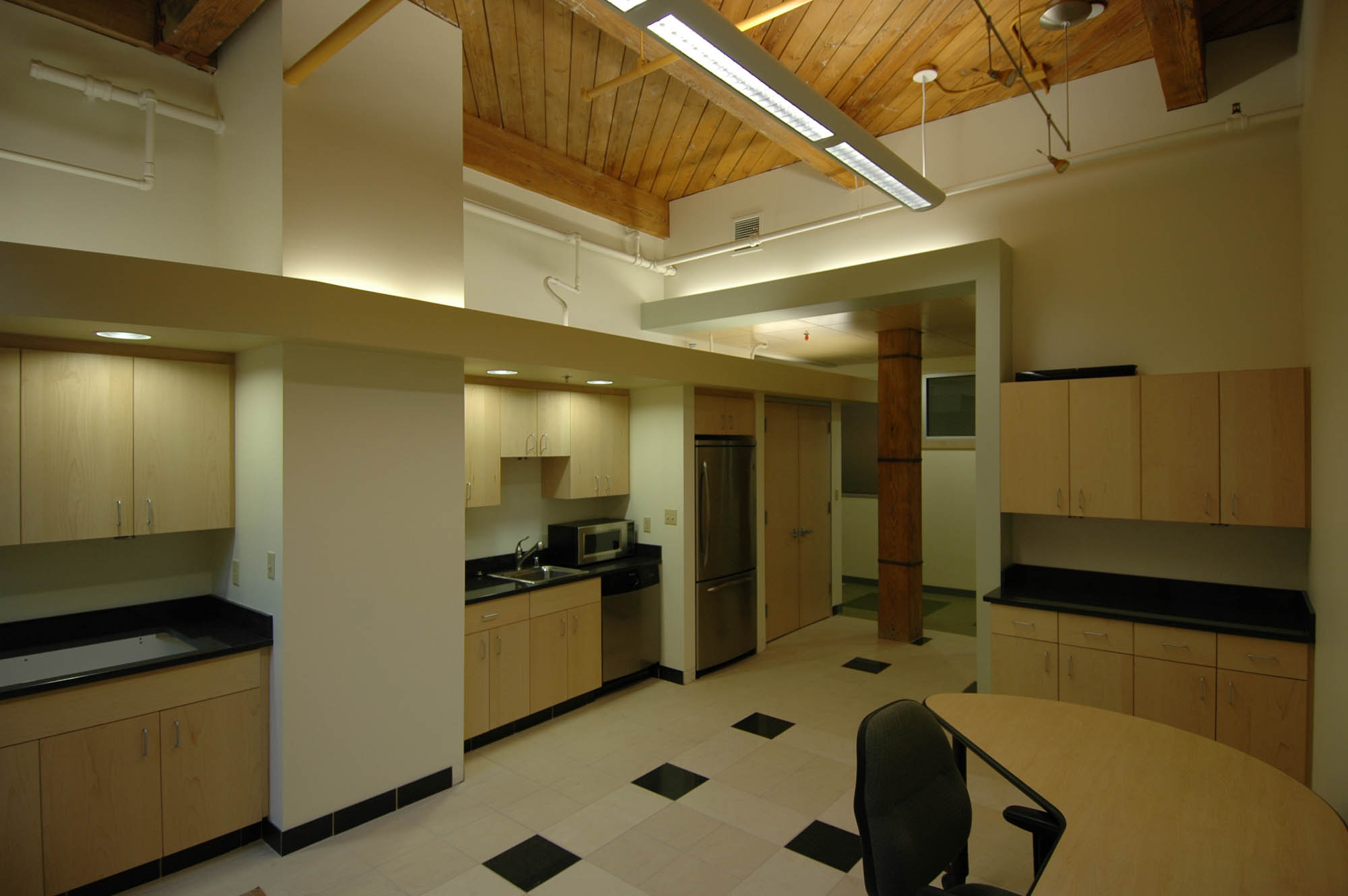 View of lunch area. Commercial, Interiors,
                        Tenant Improvement