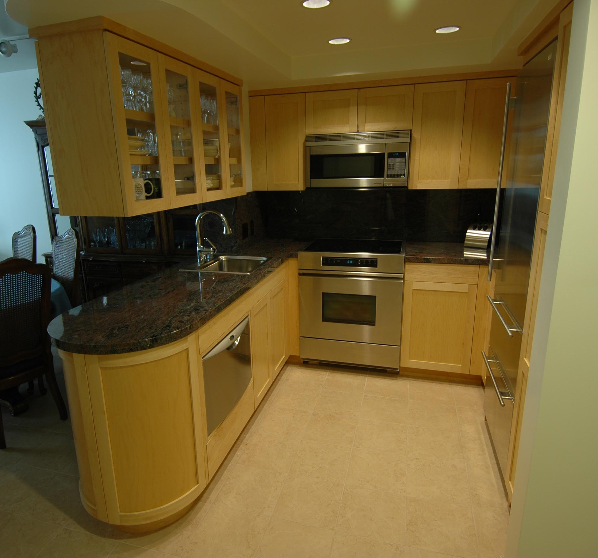 View of kitchen. Residential, Interiors,
                        Condominium Remodel