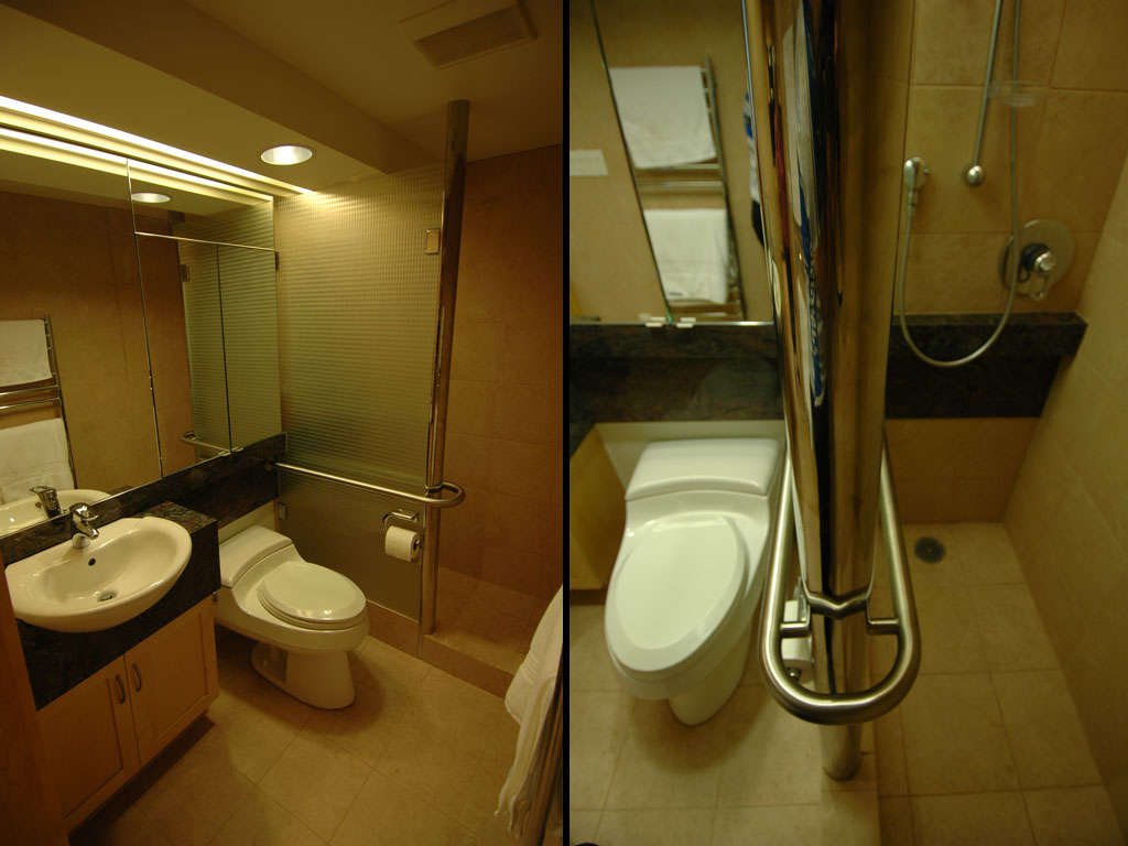 View of bathroom. Residential, Interiors,
                        Condominium Remodel