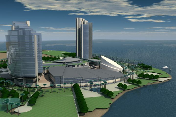 Overall View. Mixed-use.